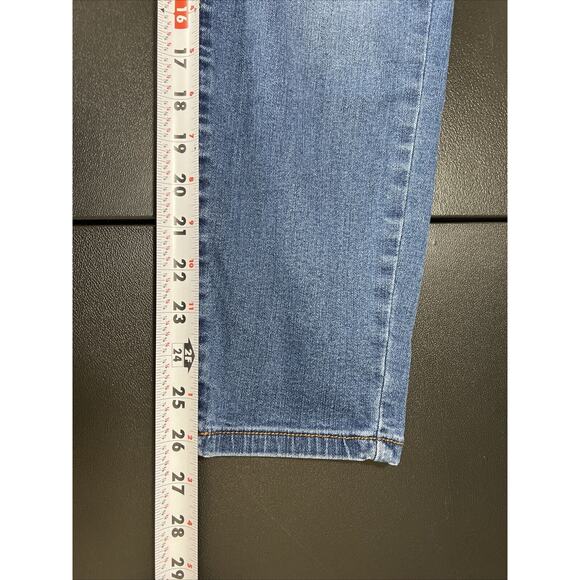 Tahari Jeans 12/31 Blue Kelly Classic Skinny Medium Wash Stretch Denim 26"Ankle - Picture 12 of 12